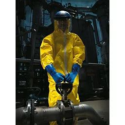 660 Chemical Hazard Gauntlets Blue Xlarge