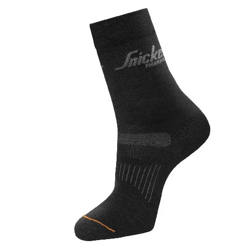Snickers 9213 AllroundWork 2-pack Wool Socks Black