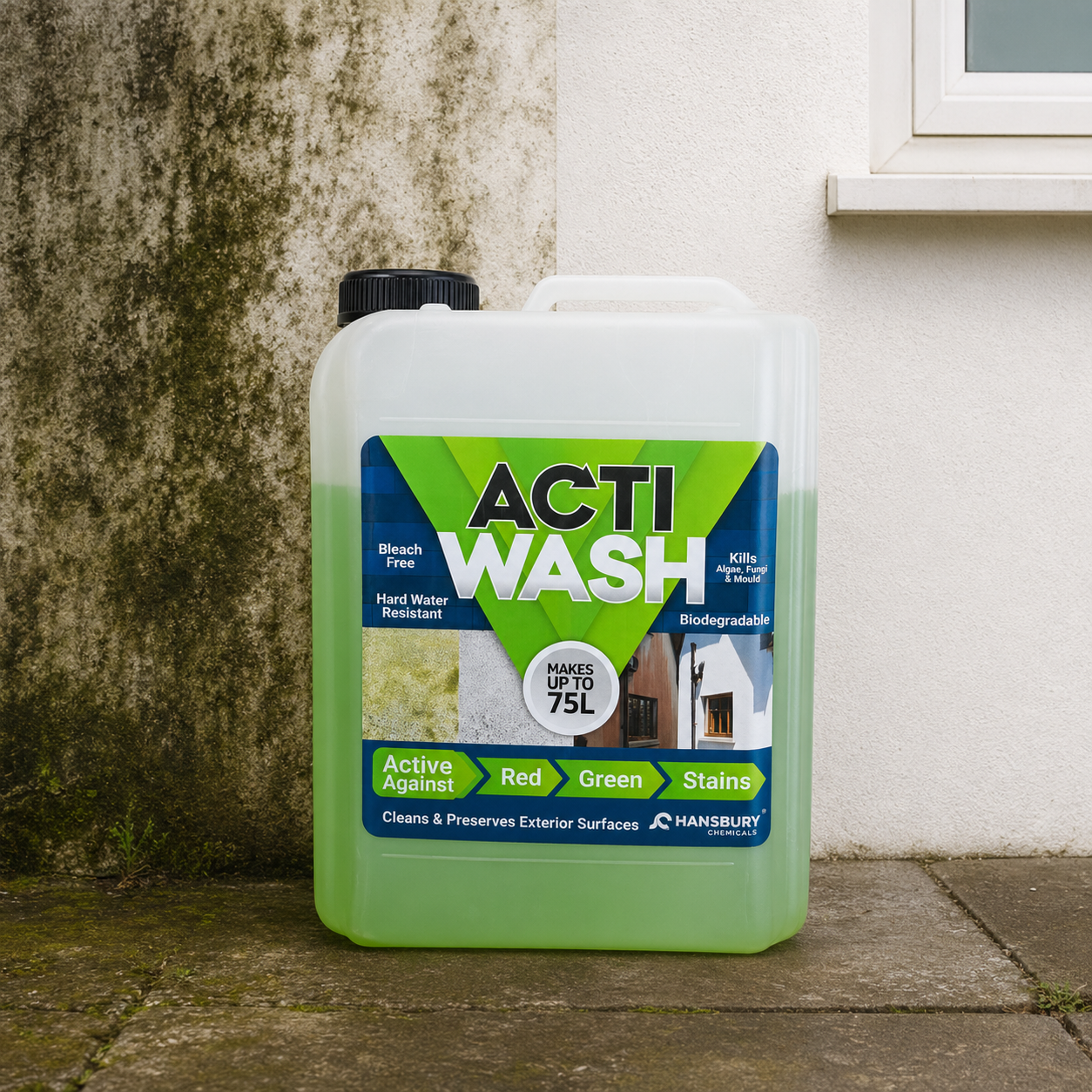 Actiwash Domestic: Powerful Outdoor Biocide 5L