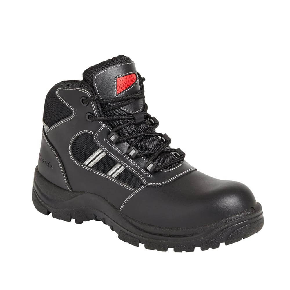 Airside Black Metal-Free Safety Hiker Boots