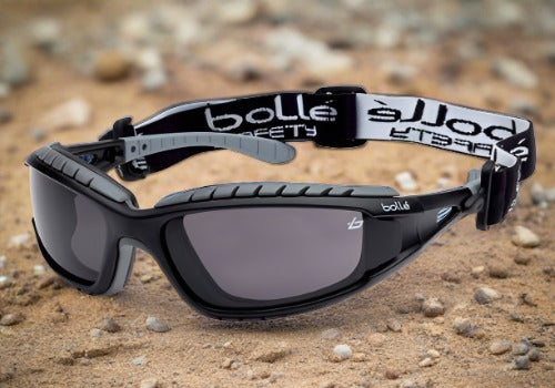 Bollé Tracker Safety Glasses + nylon strap