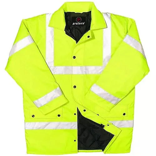 Proforce Yellow Hi Vis Site Jacket Class 3