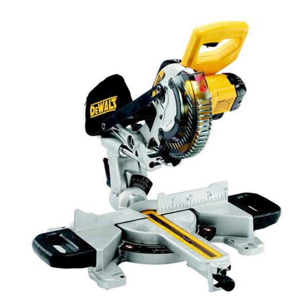 DEWALT DCS365N-XJ 184MM 18V LI-ION XR CORDLESS SINGLE-BEVEL SLIDING COMPOUND MITRE SAW - BARE