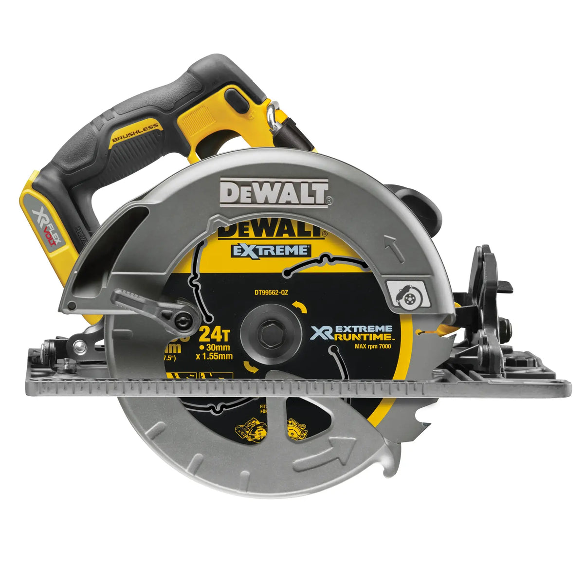 FLEXVOLT® Circular Saw 190mm 54V - Bare Unit