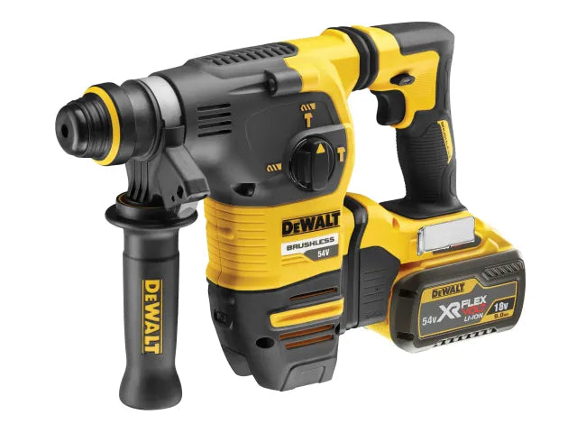 DEWALT DCH333X2 XR FlexVolt Brushless SDS Plus Hammer 54V 2 x 9.0Ah Li-ion batteries