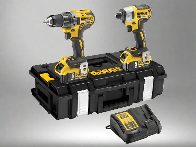 DCK266P2 XR Brushless Twin Pack 18V + 2 x 5.0Ah + Charger + Case - O'Tooles Tools