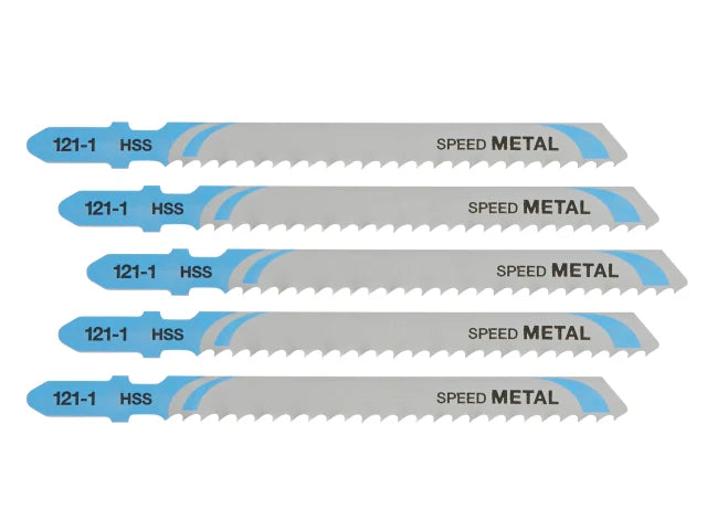 HSS Metal Cutting Jigsaw Blades 72mm - 5pc