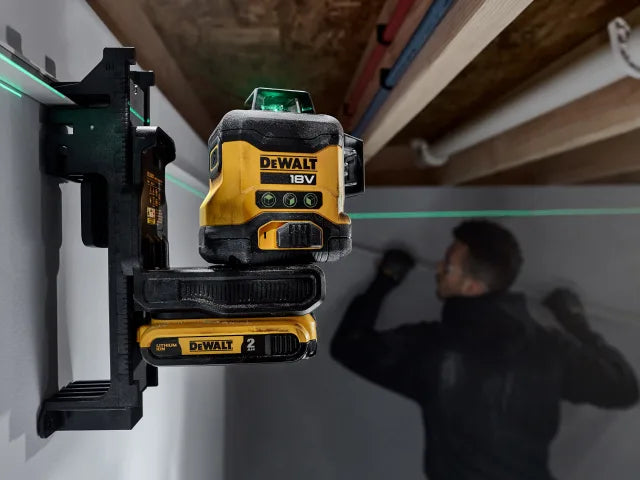 Dewalt 3 x 360° Multi Line Laser 18V 1 x 2.0Ah Li-ion - DCLE34031