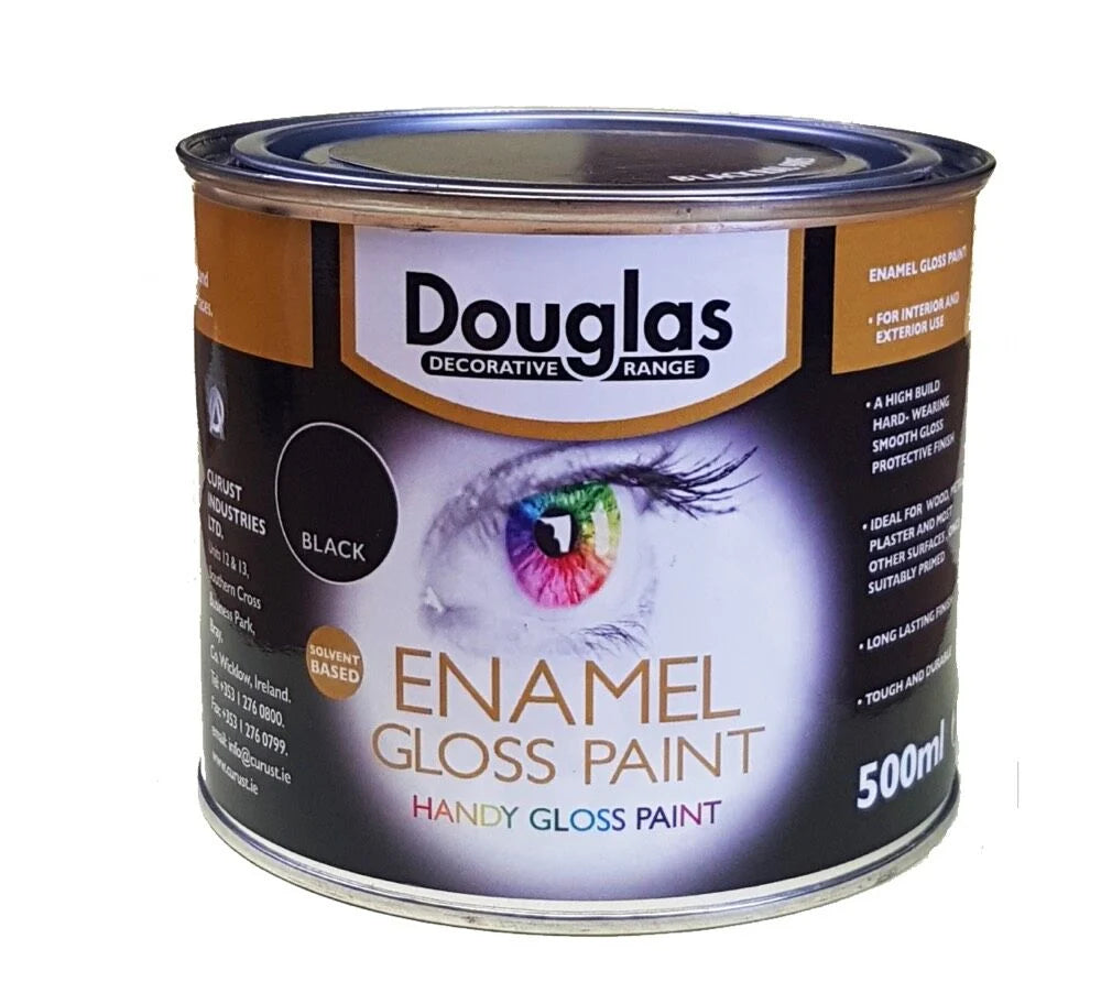 Black Enamel Gloss Paint - 2 sizes