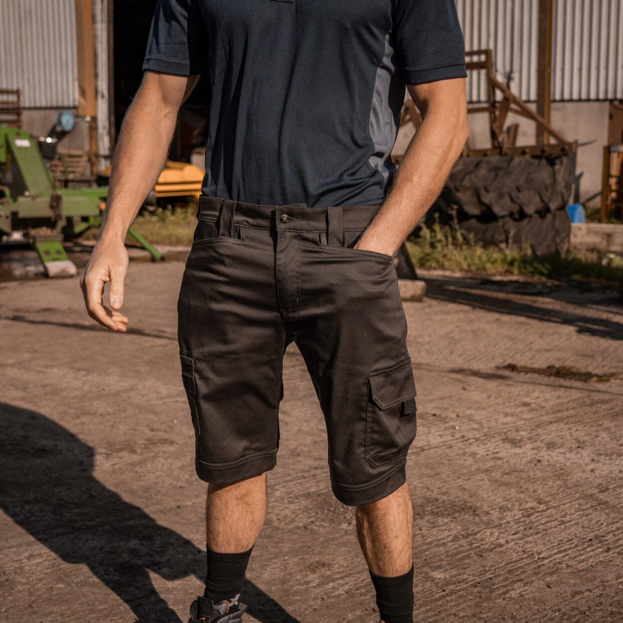 Xpert Pro Stretch Work Short Grey/Black