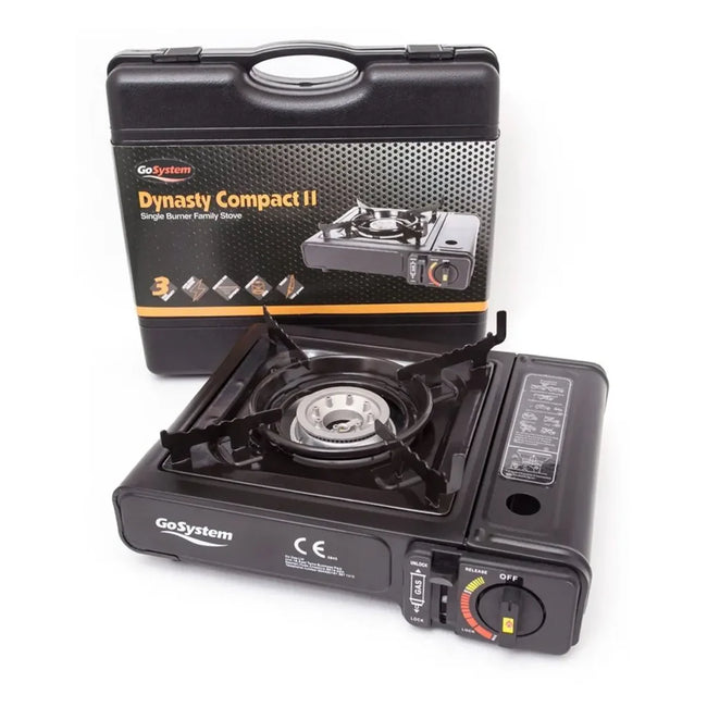 oSystem Dynasty II Multi-Fuel Portable Stove – Single Burner Camping Cooker