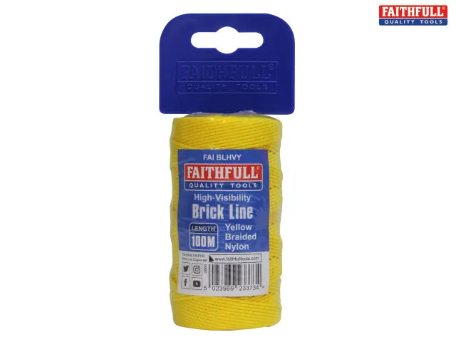 Hi-Vis Nylon Brick Line 100m (330ft)