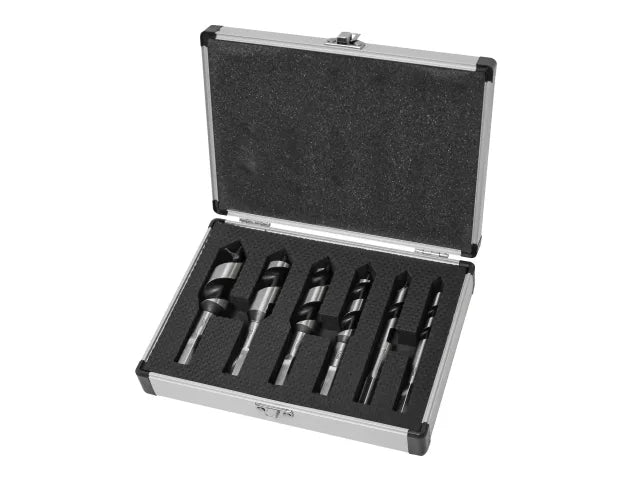 Stubby Combination Wood Auger Bit Set - 6pc