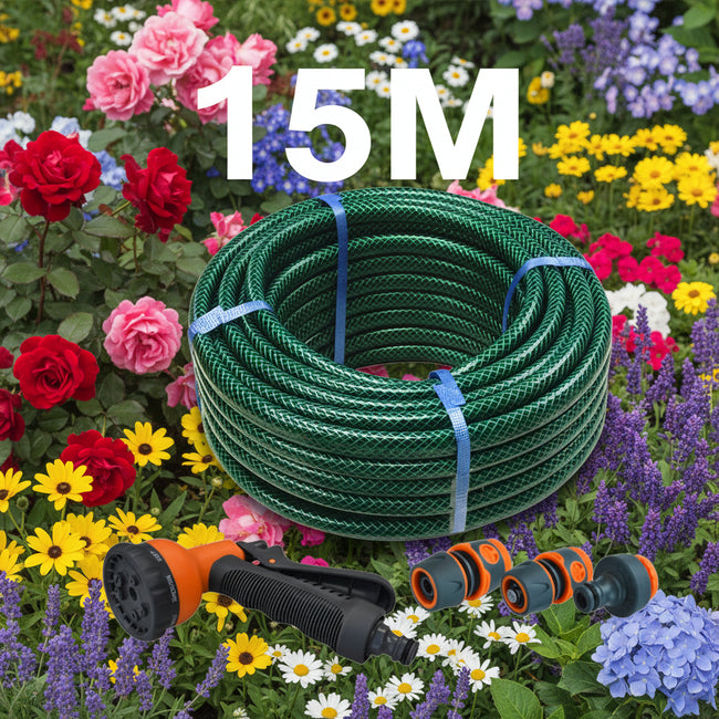 Faithfull 15M Garden Hose Kit - O'Tooles Tools