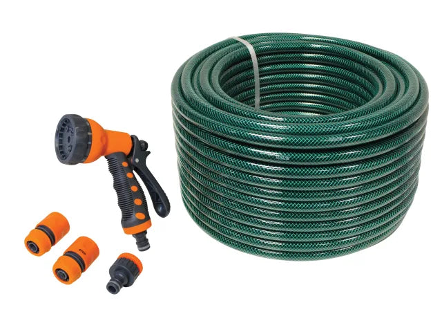 Faithfull 50M Garden Hose Kit FAI HOSE50AV - O'Tooles Tools