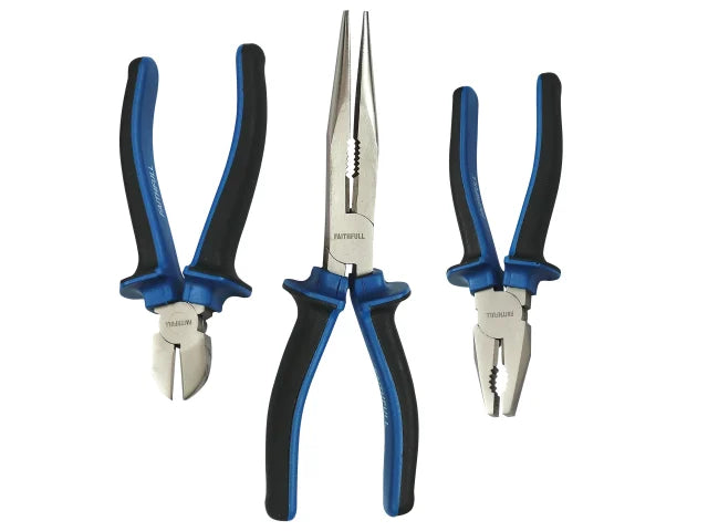 Faithfull Handyman Pliers Set 3pc