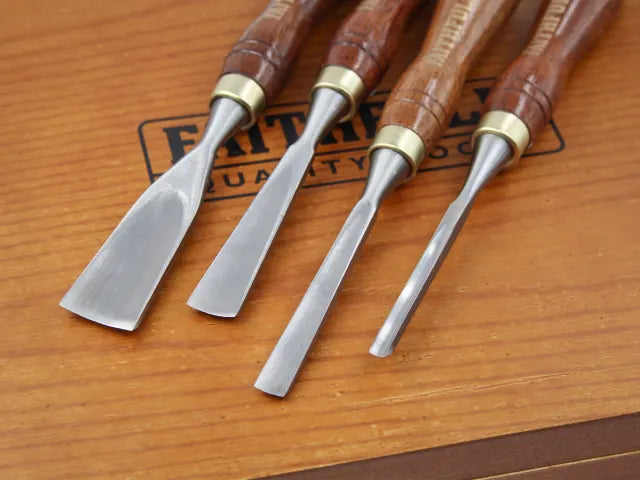 Wood Carving Chisels Set in Case - 12pc