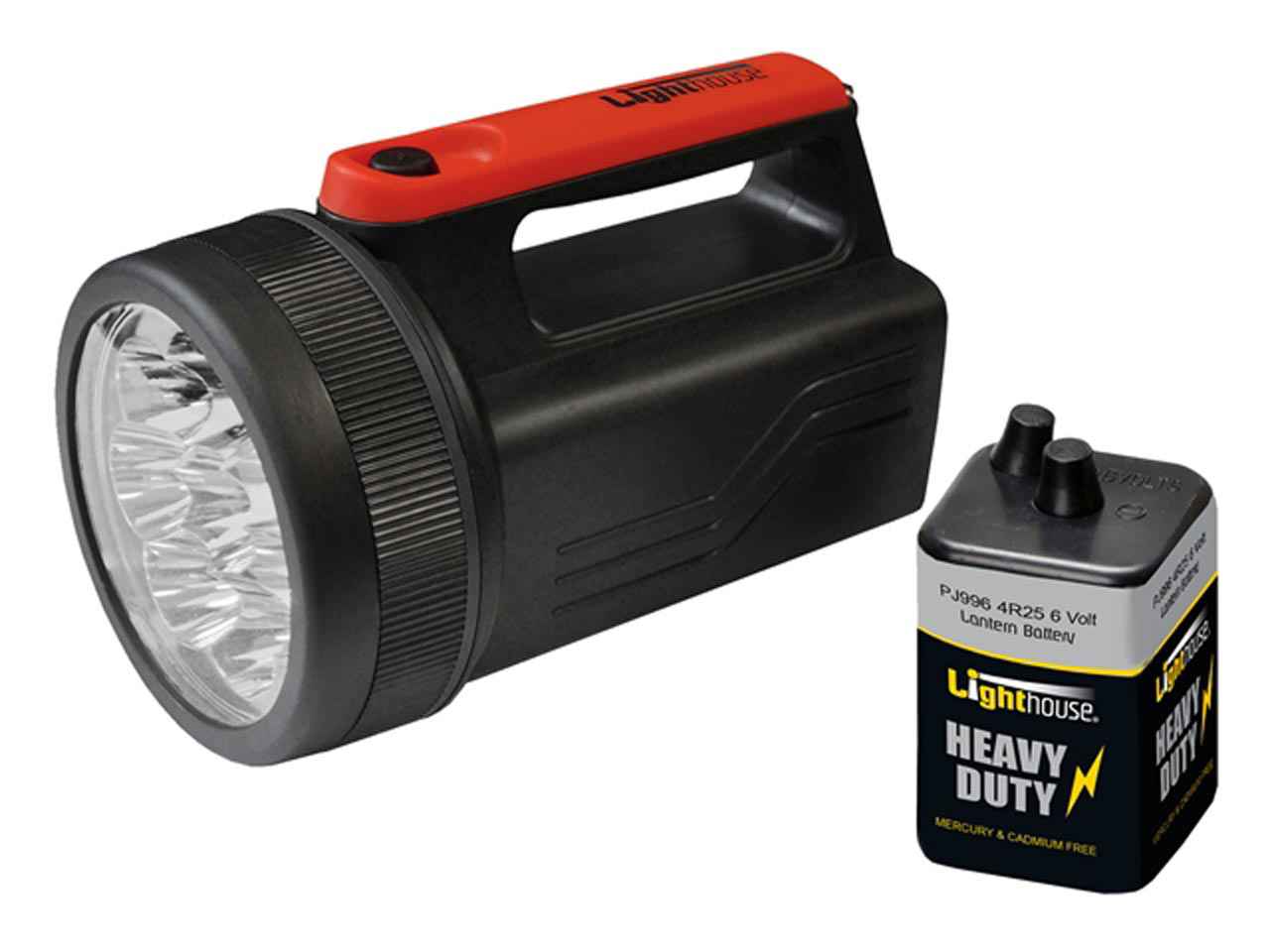 High-Performance 8 LED Spotlight with 6V Battery