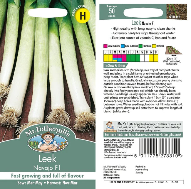 Leek Navajo F1 Seeds