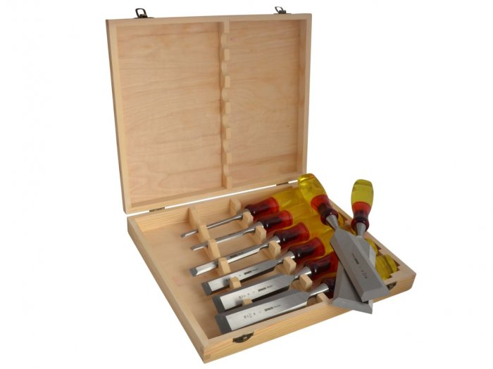 Irwin Marples Splitproof Bevel Edge Chisel Set - 8pc