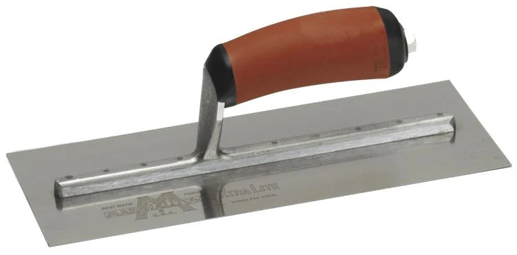 MARSHALLTOWN Stainless Steel Finishing Trowel - DuraSoft 16" x 5"