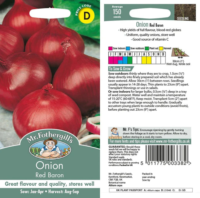 Onion Red Baron Seeds