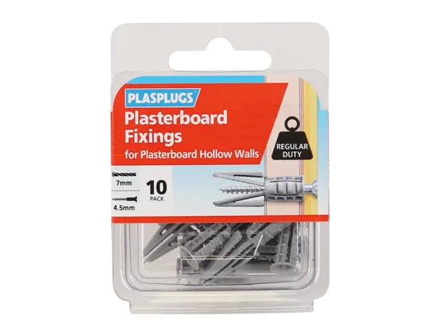 Plasterboard Fixings - 10pc