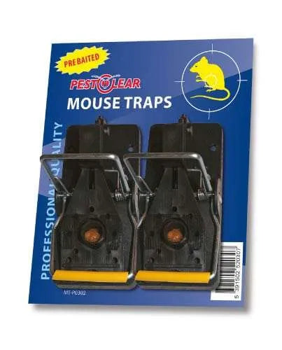 Pest Clear Pre-baited mouse trap 2pk