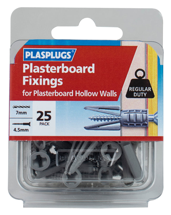 Plasterboard Fixings - 25pc