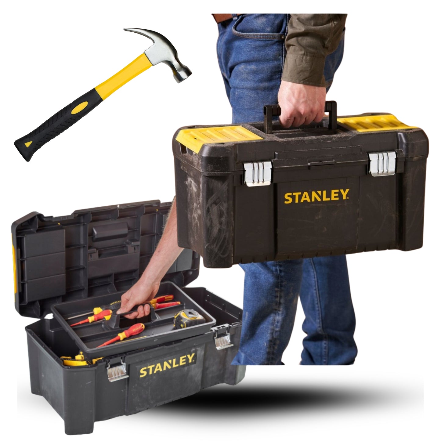 Stanley Toolbox with Organiser 26"