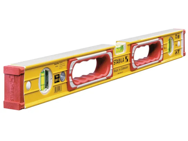 STABILA 196-2-60 Masons Spirit Level 3 Vial - 2ft (61cm)