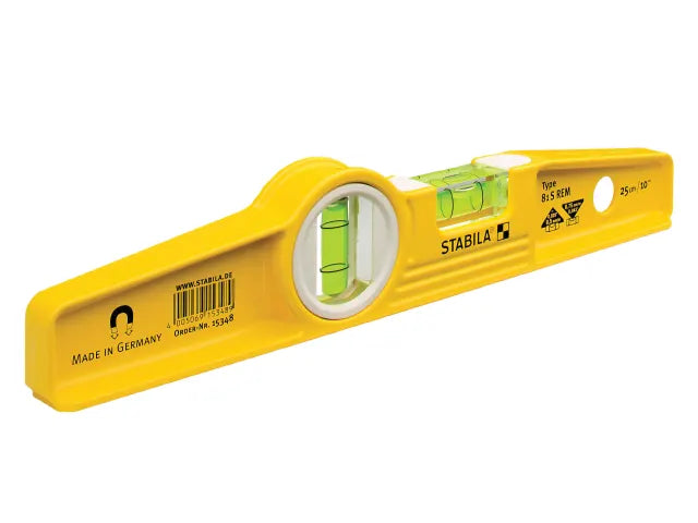 STABILA Rare Earth Magnetic Torpedo Level 25cm