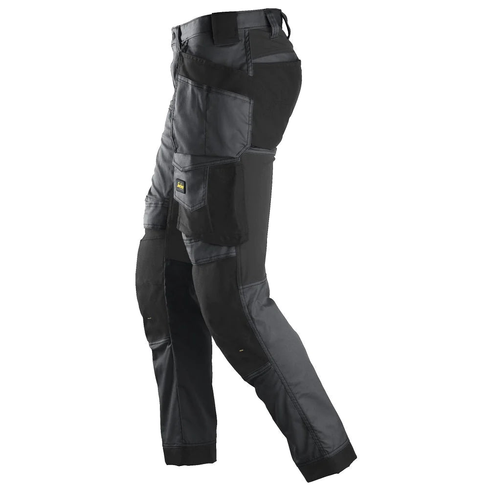 Snickers Slim stretch trouser 6241- Grey/Black