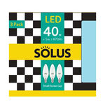 Solus SES 3 LED Candle Bulbs 40W Non Dimm - Screw cap