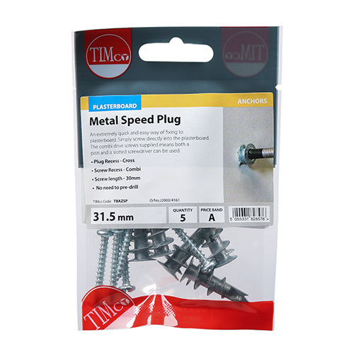 Metal Speed Plugs & Screws - 5pc