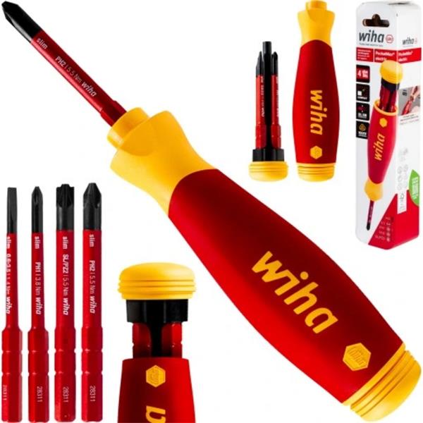 Wiha Electric PocketMax® Screwdriver Set - 5 Piece