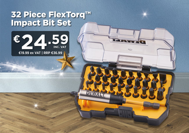 DeWalt FlexTorq Impact Screwdriving Set - 32pc