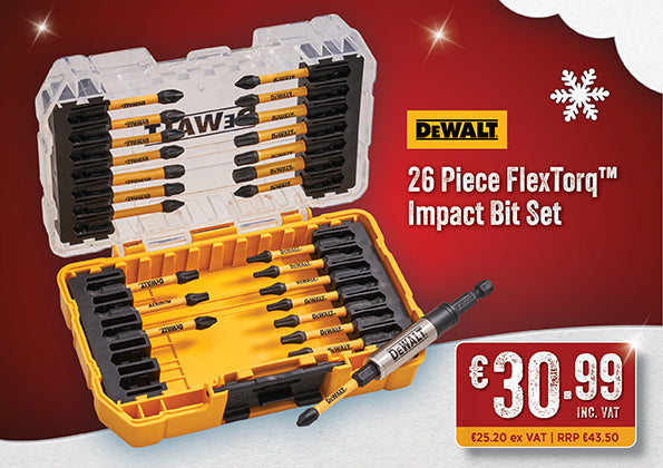 Dewalt FexTorq Impact Bit set - 26pc
