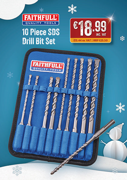 Faithfull SDS Plus Drill Bit Set