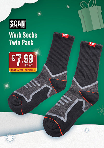 Work Socks (Twin Pack)