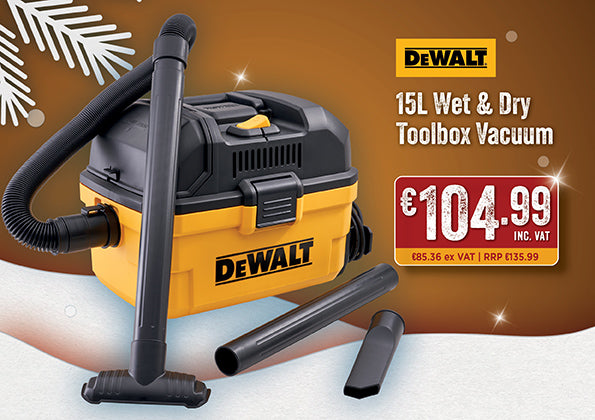 DeWALT Wet and Dry Toolbox Vacuum 15L