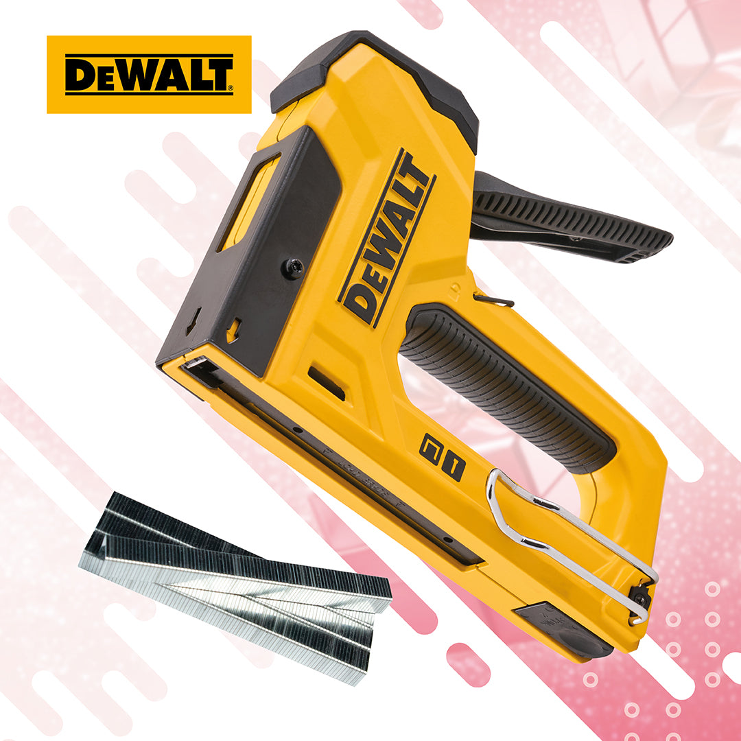 DEWALT 2-in-1 Heavy Duty Hand Tacker + 5000 Staples