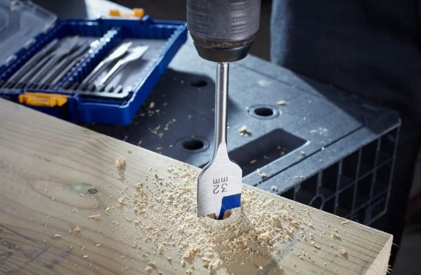 IRWIN Blue Speedbor Flat Bit Set - 17pc