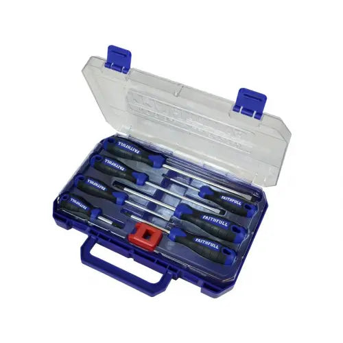 Soft Grip Screwdriver Set 8 Piece