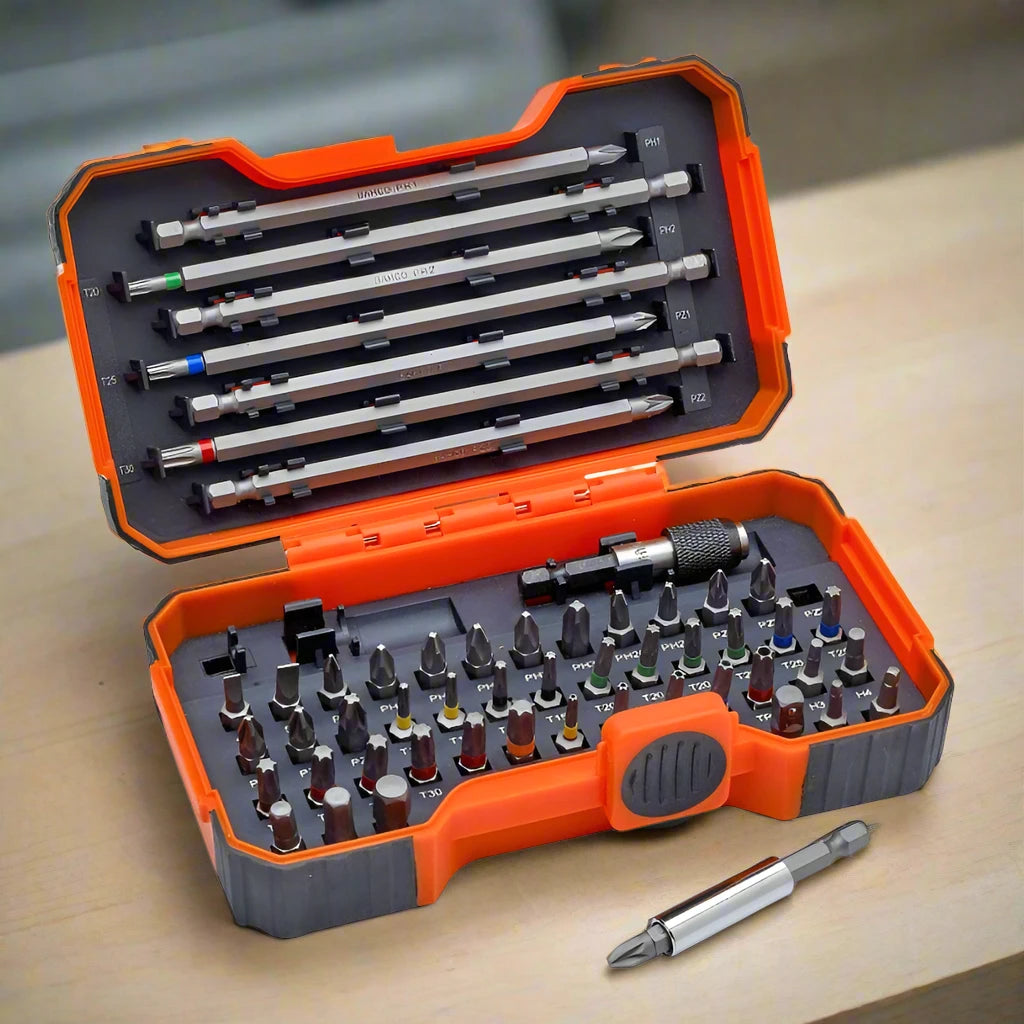 Bahco Pro Screwdriver & Security Bit Set - 54pc