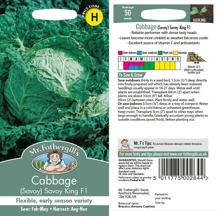 Cabbage Savoy King F1
