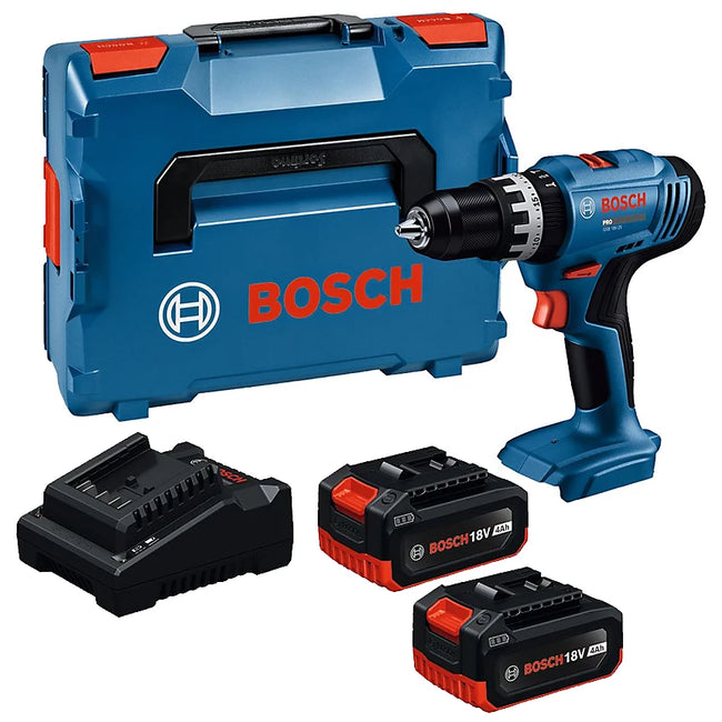 Bosch 18v GSB 18V-25 Professional Combi Drill + 2x 4.0ah Batteries