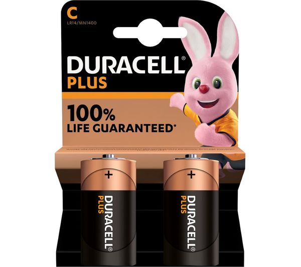 Duracell C Plus - 2pc