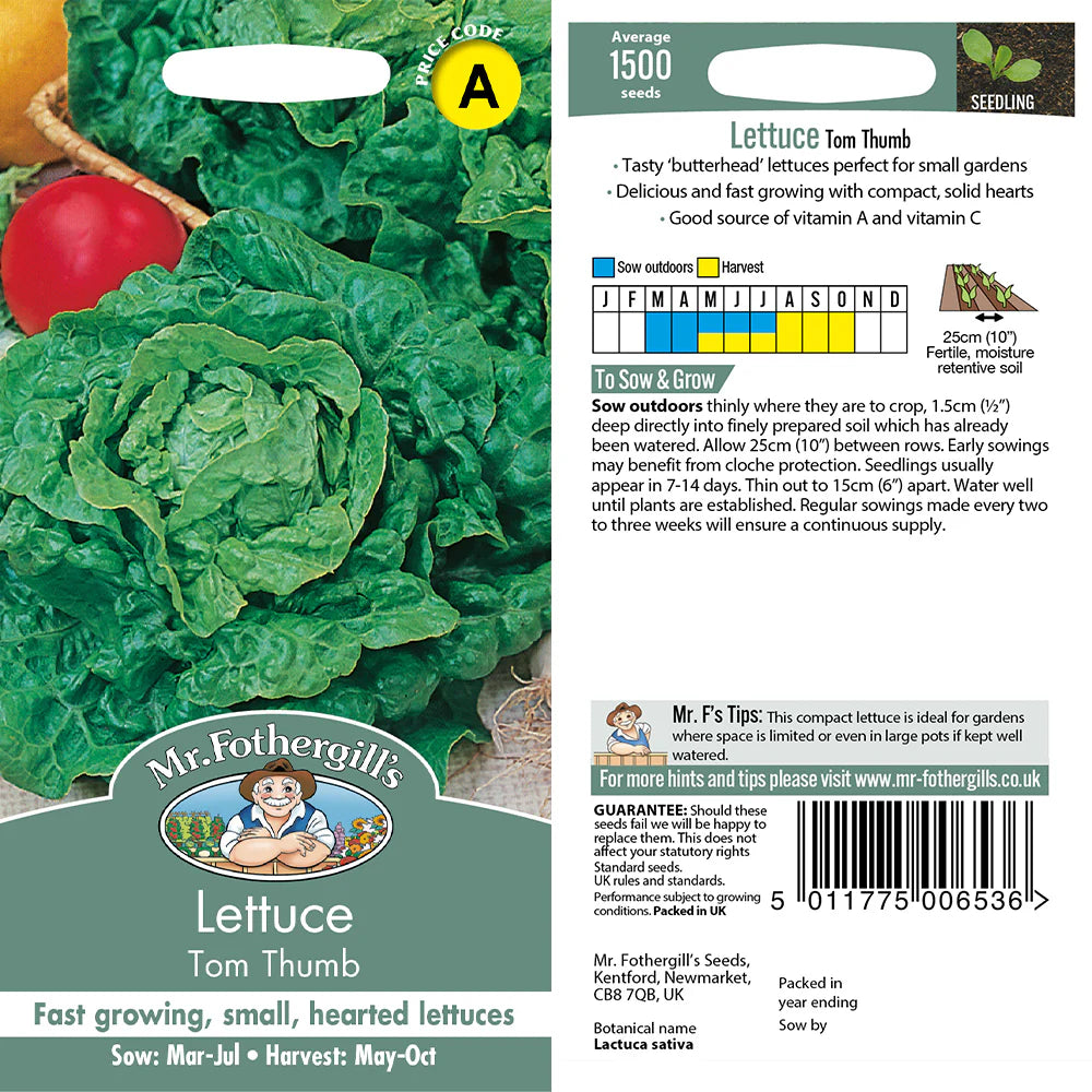 Lettuce Tom Thumb - O'Tooles Tools