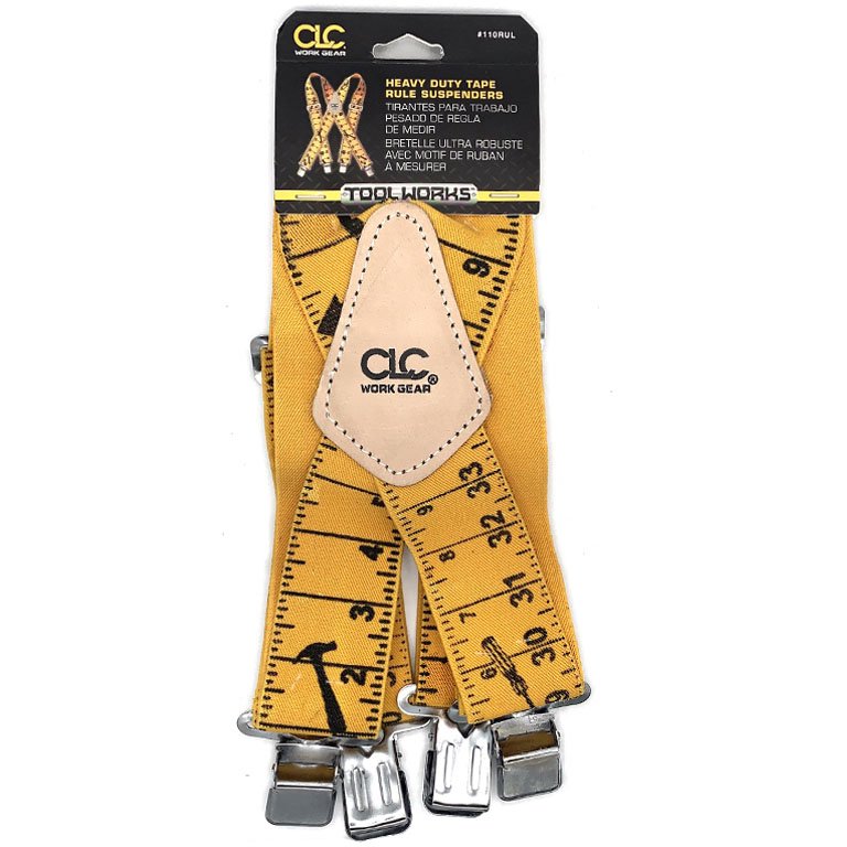 Heavy-Duty Tape Rule Elastic Suspenders